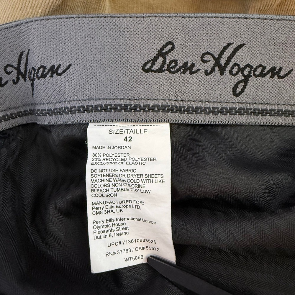 Ben Hogan Mens Navy Blue Performance Golf Shorts Size 42 Recycled WT5066 - Picture 3 of 8